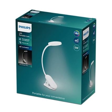 Philips - Lâmpada LED regulável com clipe LED/5W/5V CRI 90