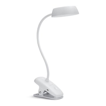 Philips - Lâmpada LED Regulável com Clipe DONUTCLIP LED/3W/5V 1200 mAh CRI 90 branca