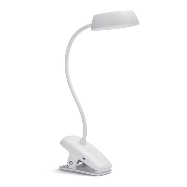 Philips - Lâmpada LED Regulável com Clipe DONUTCLIP LED/3W/5V 1200 mAh CRI 90 branca