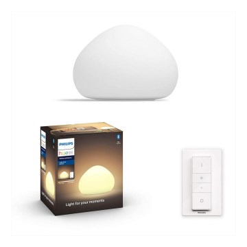 Philips - Lâmpada LED Regulável Hue WELLNER 1xE27/8,5W/230V + controlo remoto