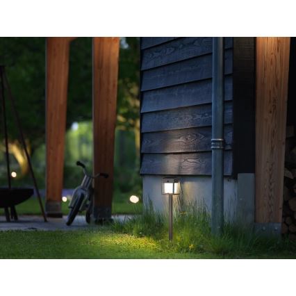 Philips - Lâmpada solar LED com sensor de movimento e crepúsculo BLAISE LED/1,5W/3,7V 2600 mAh 3000K IP44