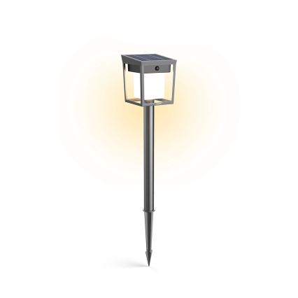Philips - Lâmpada solar LED com sensor de movimento e crepúsculo BLAISE LED/1,5W/3,7V 2600 mAh 3000K IP44