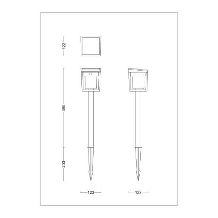 Philips - Lâmpada solar LED com sensor de movimento e crepúsculo BLAISE LED/1,5W/3,7V 2600 mAh 3000K IP44
