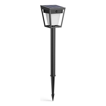 Philips - Lâmpada solar LED com sensor de movimento e crepúsculo NISSA LED/1,8W/3,7V 2600 mAh 3000K IP44