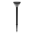 Philips - Lâmpada solar LED com sensor KYNA LED/3,8W/3,7V 800 mAh 2700K IP44 preta