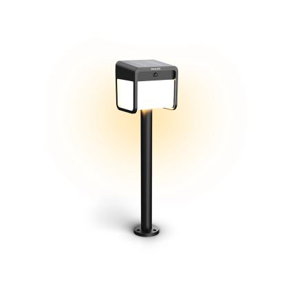 Philips - Lâmpada solar LED com sensor de movimento e crepúsculo EZRA LED/1,8W/3,7V 2600 mAh 3000K IP44