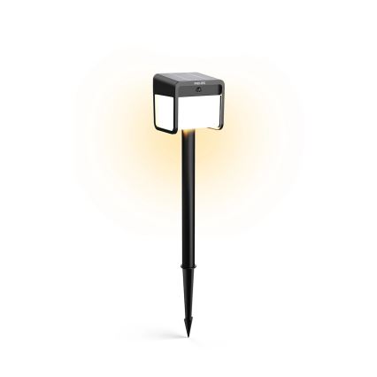 Philips - Lâmpada solar LED com sensor de movimento e crepúsculo EZRA LED/1,8W/3,7V 2600 mAh 3000K IP44