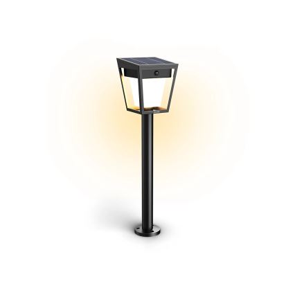 Philips - Lâmpada solar LED com sensor de movimento e crepúsculo NISSA LED/1,8W/3,7V 2600 mAh 3000K IP44