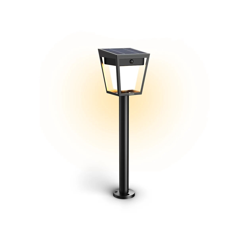 Philips - Lâmpada solar LED com sensor de movimento e crepúsculo NISSA LED/1,8W/3,7V 2600 mAh 3000K IP44