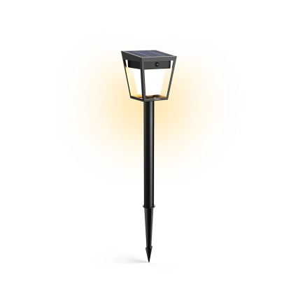 Philips - Lâmpada solar LED com sensor de movimento e crepúsculo NISSA LED/1,8W/3,7V 2600 mAh 3000K IP44