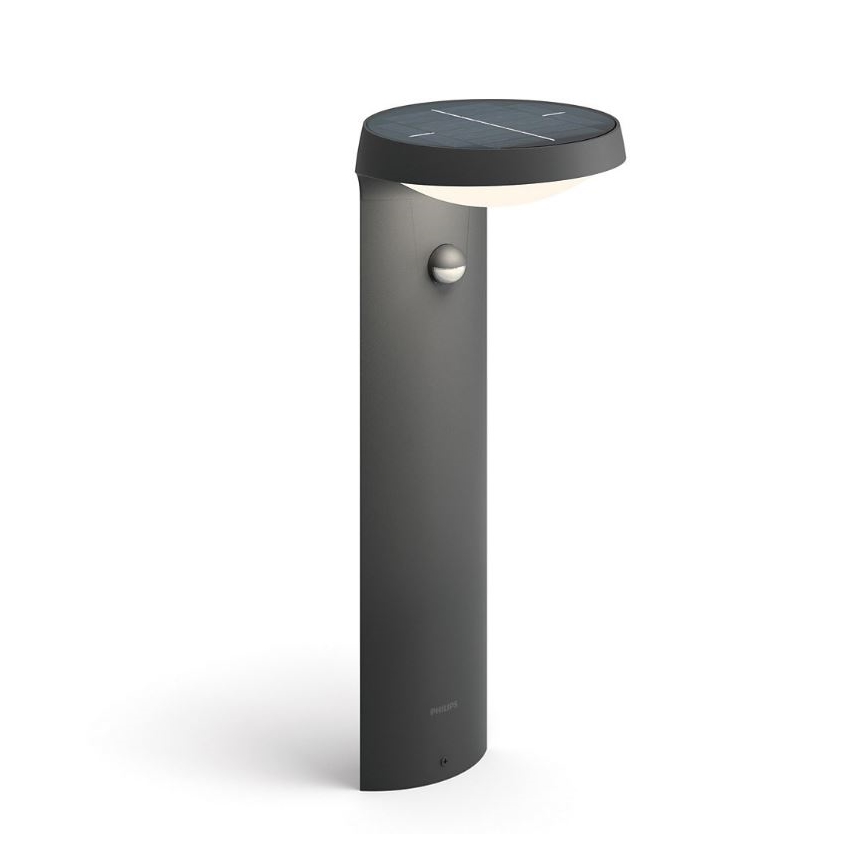 Philips - Lâmpada solar LED com sensor de movimento e crepúsculo LED/1,2W/4V 1800 mAh 4000K IP44