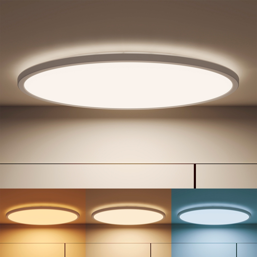 Philips - Luminária de tecto LED dimerizável SUPERSLIM LED/32W/230V 2700-6500K Wi-Fi