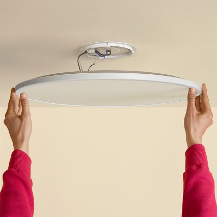 Philips - Luminária de tecto LED dimerizável SUPERSLIM LED/32W/230V 2700-6500K Wi-Fi