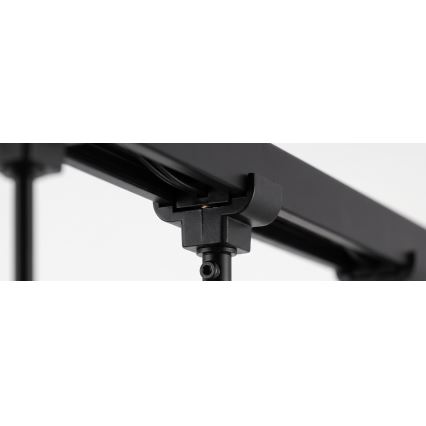 Philips - Lustre LED RGBW regulável suspenso por cabo para sistema de trilhos EASYLINK HUE 3xGU10/4,7W/230V 2200-6500K 1m preto + Hue bridge