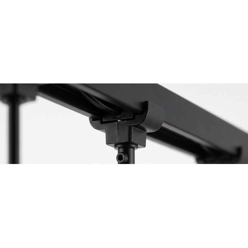 Philips - Lustre LED RGBW regulável suspenso por cabo para sistema de trilhos EASYLINK HUE 3xGU10/4,7W/230V 2200-6500K 1m preto + Hue bridge