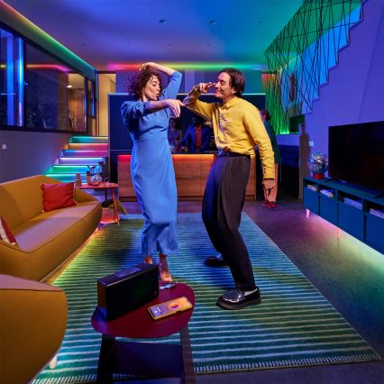 Philips - Fita LED RGBIC regulável SMART NEON FLEX 10m LED/45W/230V 2700-6500K Wi-Fi