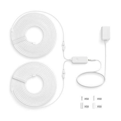 Philips - Fita LED RGBIC regulável SMART NEON FLEX 10m LED/45W/230V 2700-6500K Wi-Fi