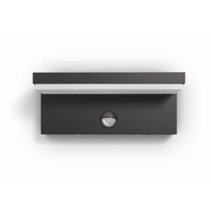 Philips - LED Iluminação de parede exterior com sensor BUSTAN LED/3,8W/230V 4000K IP44