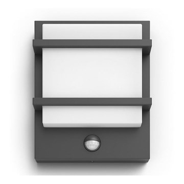 Philips - LED Iluminação de parede exterior com sensor PETRONIA LED/3,8W/230V IP44