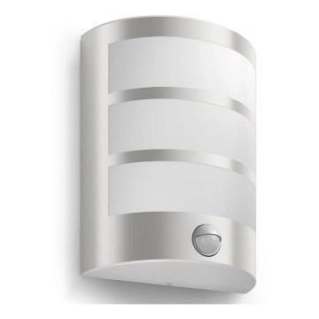Philips - LED Iluminação de parede exterior com sensor PYTHON LED/3,8W/230V IP44