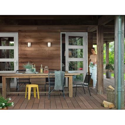 Philips - LED Iluminação de parede exterior com sensor PYTHON LED/3,8W/230V IP44