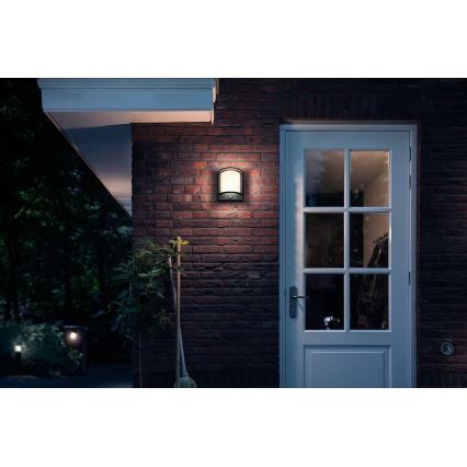 Philips - LED Iluminação de parede exterior com sensor SAMONDRA LED/3,8W/230V IP44