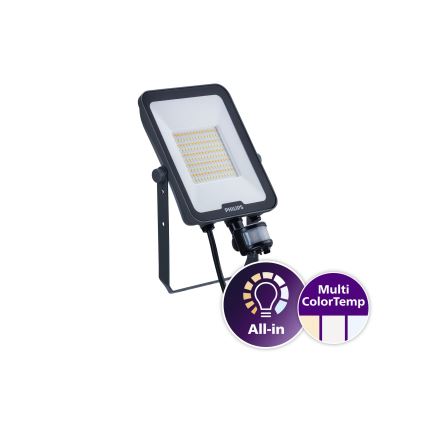 Philips - Refletor LED com sensor de movimento e de crepúsculo LEDINAIRE ALL-IN LED/50W/230V 3000/4000/6500K IP65