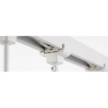 Philips - Lustre LED RGBW regulável, suspenso por cabo para sistema de trilhos EASYLINK HUE, 3x GU10 / 4,7 W / 230 V, 2200-6500 K, 1 m, branco + Hue Bridge