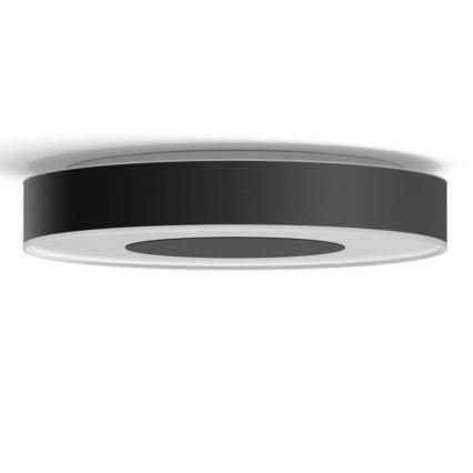 Philips - Candeeiro de tecto LED RGB regulável Hue INFUSE LED/52,5W/230V 2000-6500K Ø 425 mm preto