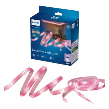 Philips -LED RGB Fita dimerizável SMART STRIP 15m LED/20W/230V 2200-6500K Wi-Fi