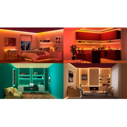 Philips -LED RGB Fita dimerizável SMART STRIP 15m LED/20W/230V 2200-6500K Wi-Fi