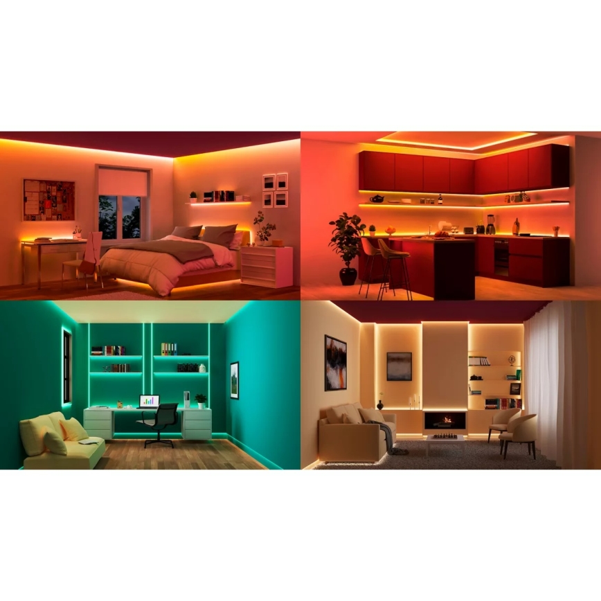 Philips -LED RGB Fita dimerizável SMART STRIP 15m LED/20W/230V 2200-6500K Wi-Fi