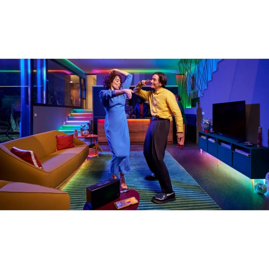 Philips -LED RGB Fita dimerizável SMART STRIP 15m LED/20W/230V 2200-6500K Wi-Fi