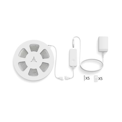 Philips -LED RGB Fita dimerizável SMART STRIP 15m LED/20W/230V 2200-6500K Wi-Fi