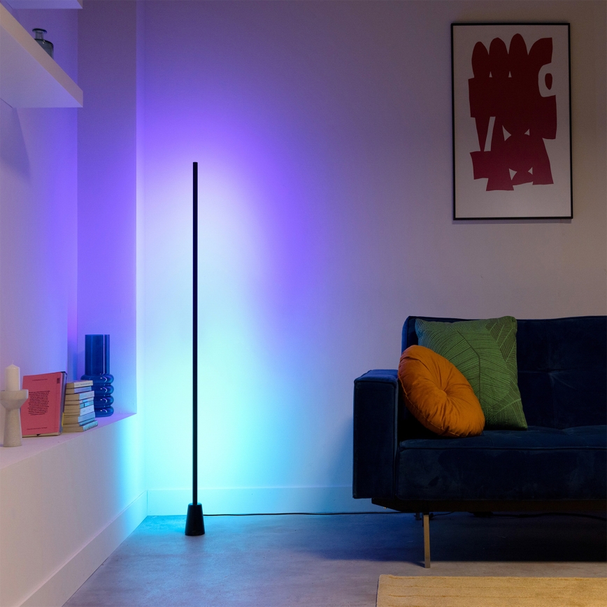 Philips - Candeeiro de pé LED RGBIC regulável GRADIENT LED/9,7W/230V 2200-6500K Wi-Fi