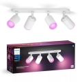 Philips - LED RGBW Foco com regulação Hue FUGATO 4xGU10/4,2W/230V 2000-6500K branco