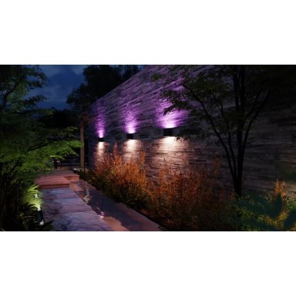 Philips - LED RGBW Iluminação de parede exterior com regulação Hue DYMERA 2xLED/10,2W/230V 2000-6500K IP44