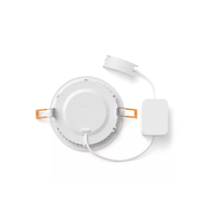 Philips - Luminária de embutir para casa de banho LED RGBW regulável Hue SLIM LED/12W/230V 1000-20000K branca IP44