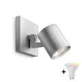 Philips - LED RGBW Spot regulável RUNNER 1xGU10/6,5W/230V 2700-6500K cromo mate