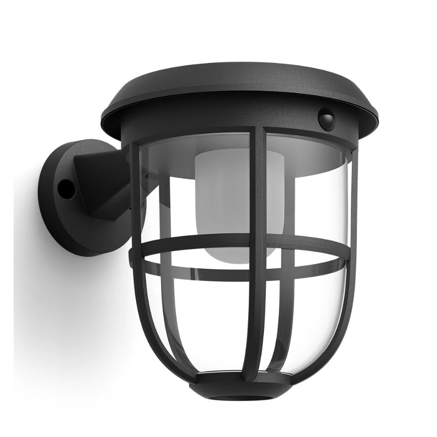 Philips - Luminária de parede solar LED com sensor de movimento e crepúsculo RADII LED/1,3W/3,7V 2000 mAh 3000K IP44