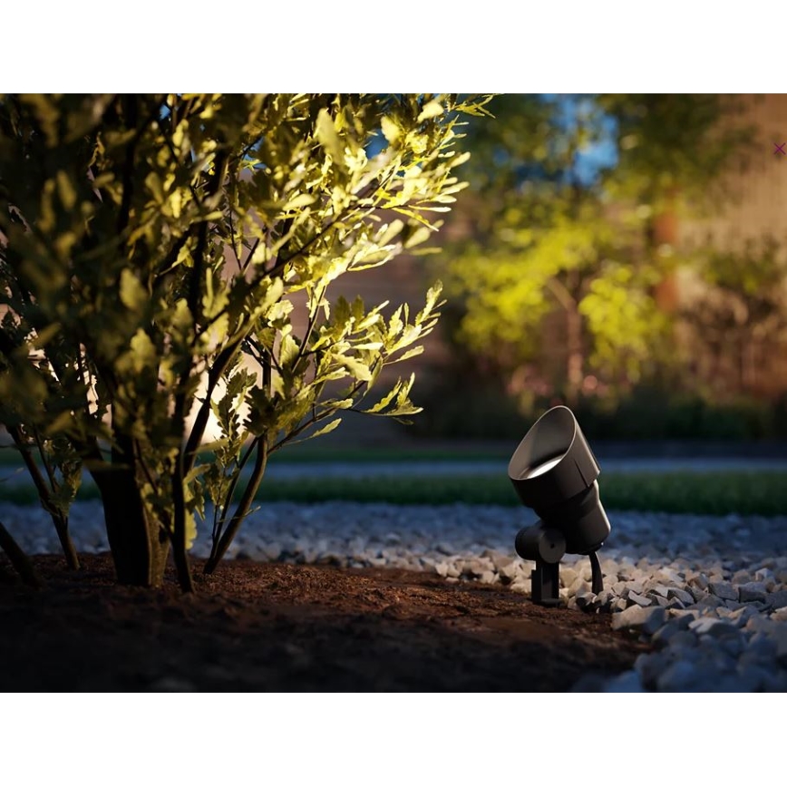 Philips - Luminária de LED para exterior, spot LED/24W/230V 2700K IP44