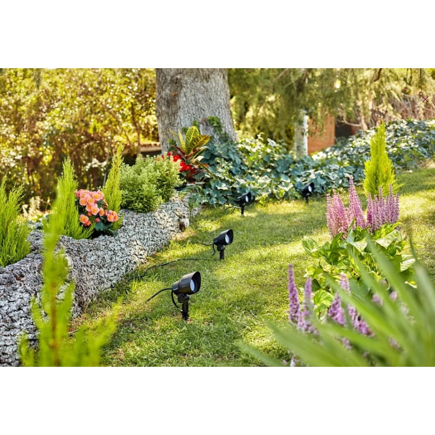 Philips - Luminária de LED para exterior, spot LED/24W/230V 2700K IP44