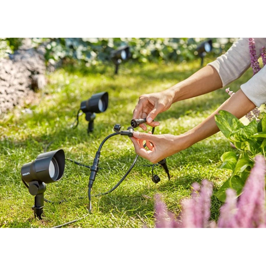 Philips - Luminária de LED para exterior, spot LED/24W/230V 2700K IP44