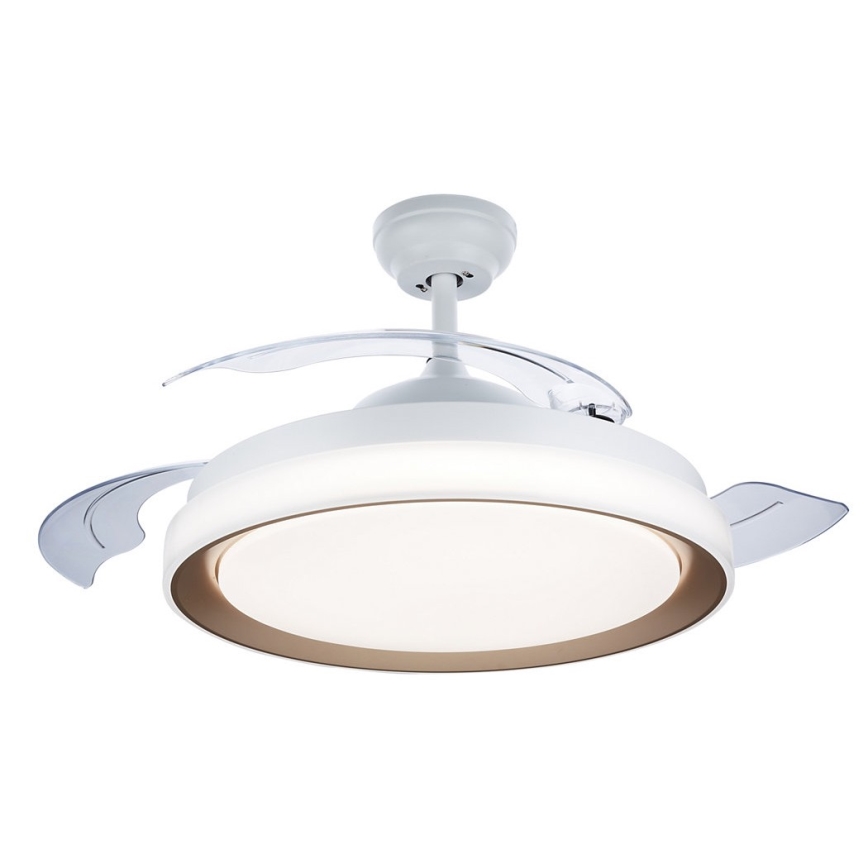 Philips - Candeeiro de teto LED com ventilador LED/35W/230V 5500/4000/2700K dourado + comando remoto