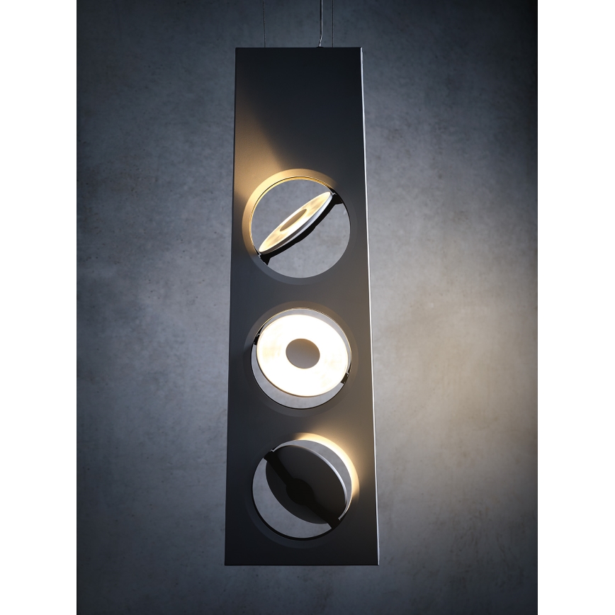 Philips Lirio 40609/31/16 - Candelabro num fio fosco LED CIRCULIS 3xLED/13W/230V