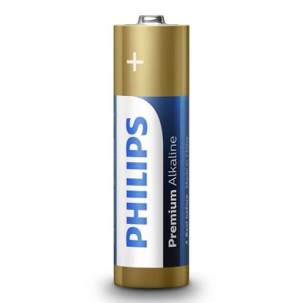 Philips LR6M4B/10 - 4 unidades Pilha alcalina AA PREMIUM ALKALINE 1,5V 3200mAh