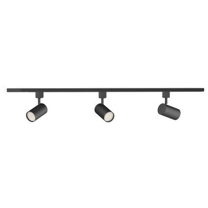 Philips - Luminária com 3 focos para sistema de trilho EASYLINK 3xGU10/7W/230V 1m preta