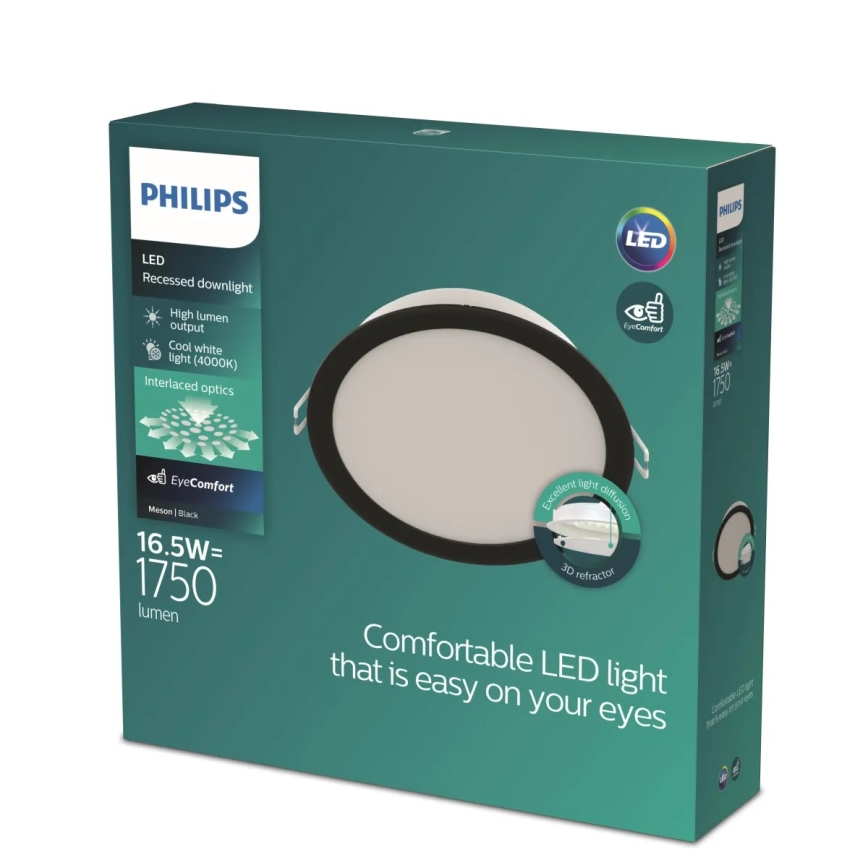 Philips - Luminária de embutir LED MESON LED/16,5W/230V 4000K
