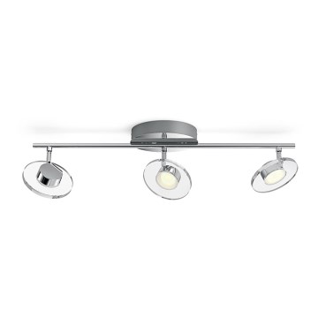 Philips - Luminária de embutir LED regulável 3xLED/4,5W/230V