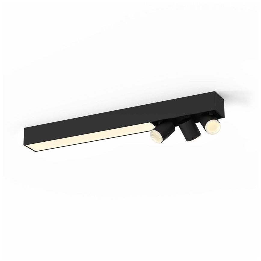 Philips - Luminária de embutir LED RGBW regulável LED/25W/230V + 3xGU10/5,7W